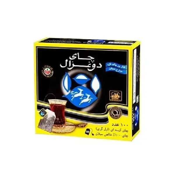 چای کیسه ای 100 عددی عطری دوغزال