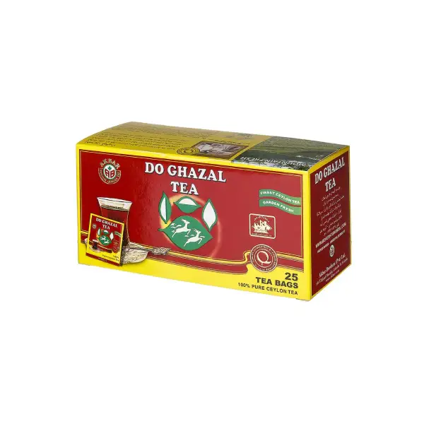 چای کیسه ای 25 عددی ساده دوغزال