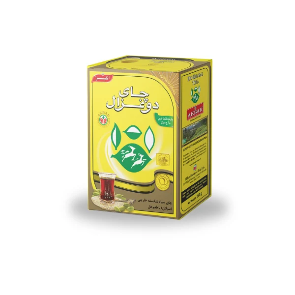 خرید چای سیاه شکسته هل 250 گرمی دوغزال