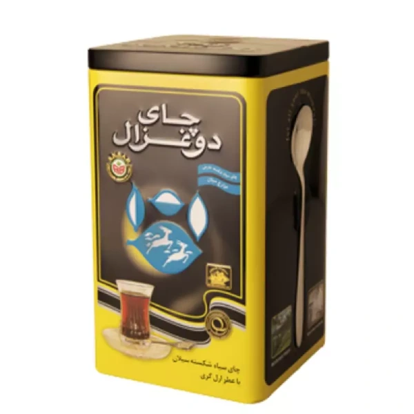 چای قوطی دوغزال بنر